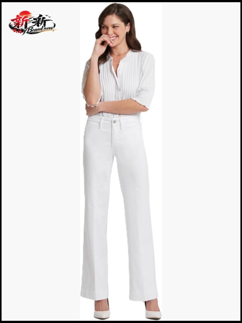 Women's Teresa Trouser Jean - Straight Leg, Pull On Style